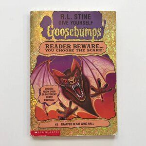 Give Yourself Goosebumps Paperback Book #3 Trapped in Bat Wing Hall